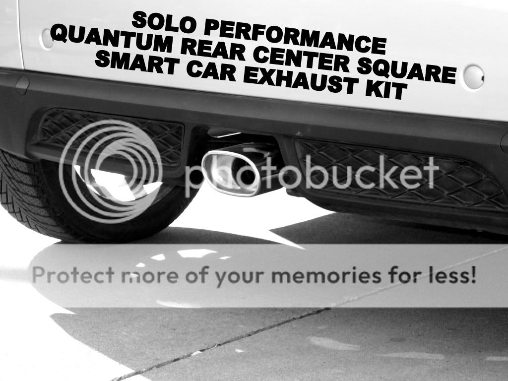 SOLO Performance SMART CAR CENTER EXIT EXHAUST KITS Smart Car Forums